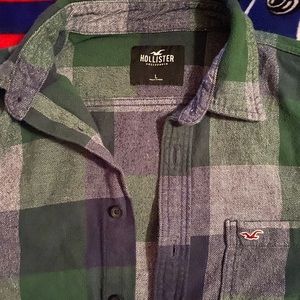 Abercrombie and Fitch flannel, mens L, muscle fit, style